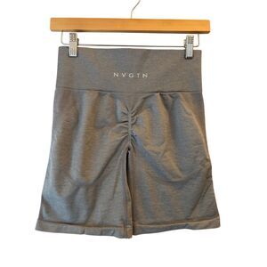 NVGTN Pro Seamless Shorts Medium in Gray Butt Scrunch